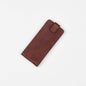 Handmade Leather Glasses Case - Snap Fastener, Authentic Estonian Design - Arctic Elegance