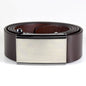 Men's Full - Grain Leather Belt - Adjustable Ratchet Buckle, 35mm Width - Arctic Elegance